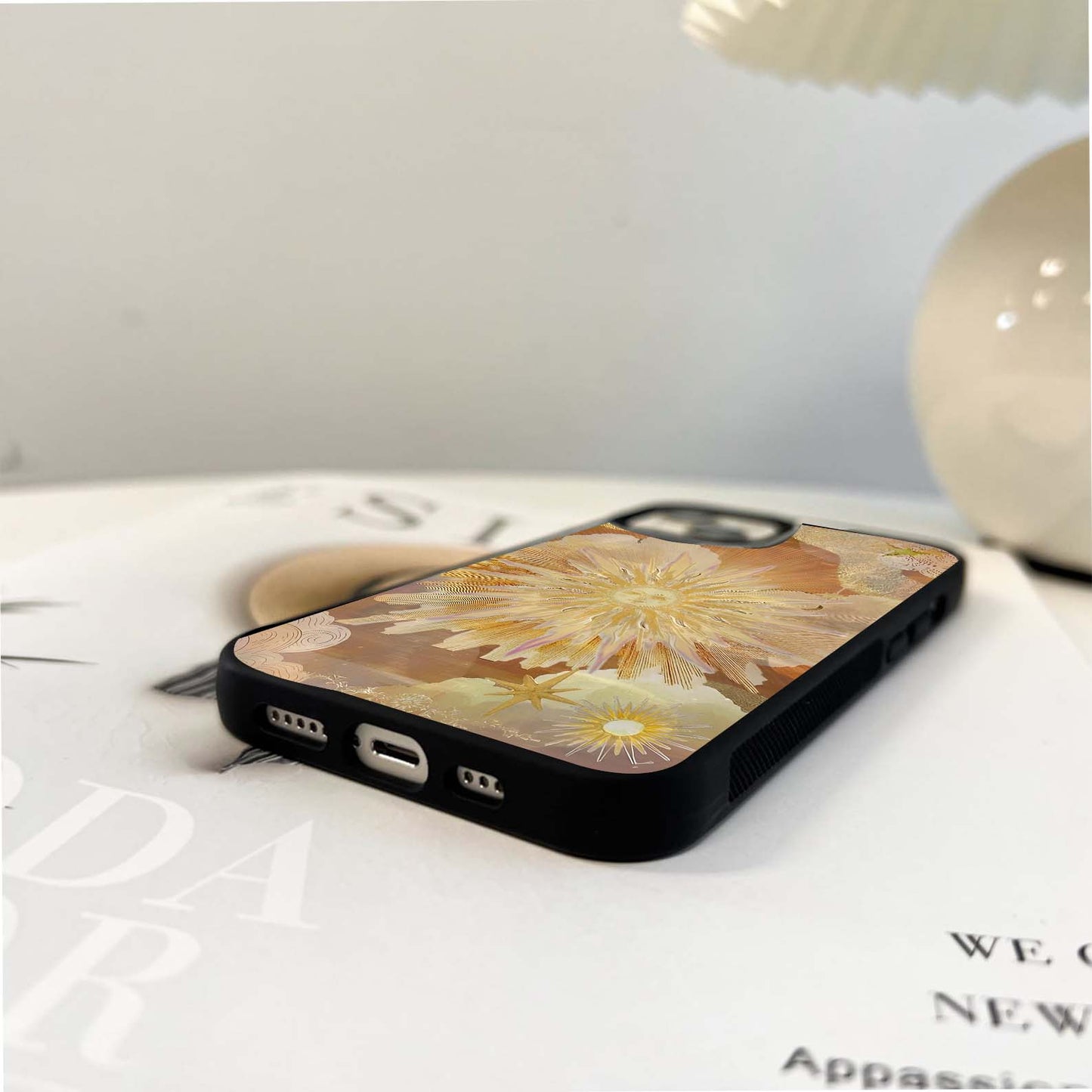 Twilight Lotus Drift Glass Case