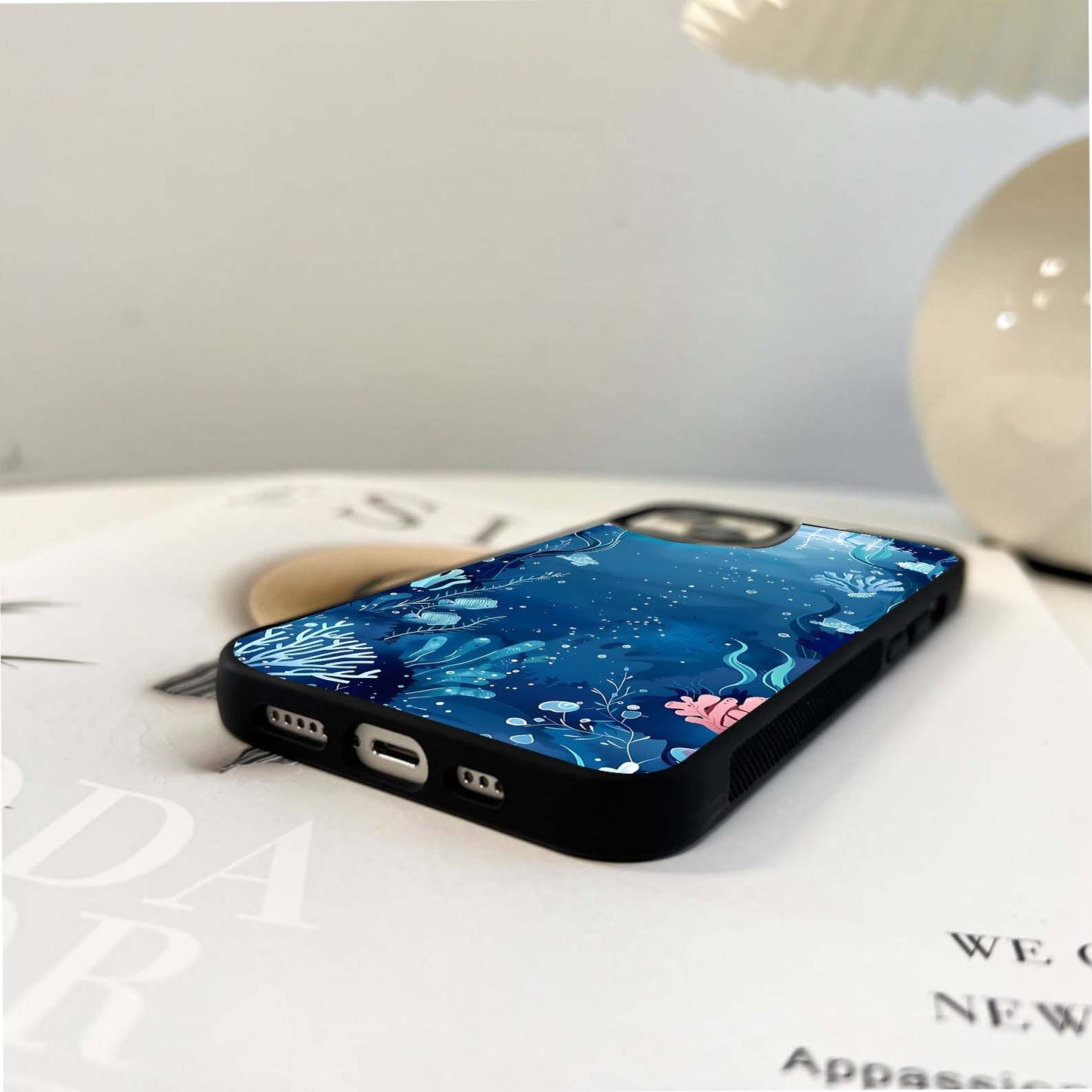 Ocean Whispers Fantasy Glass Case