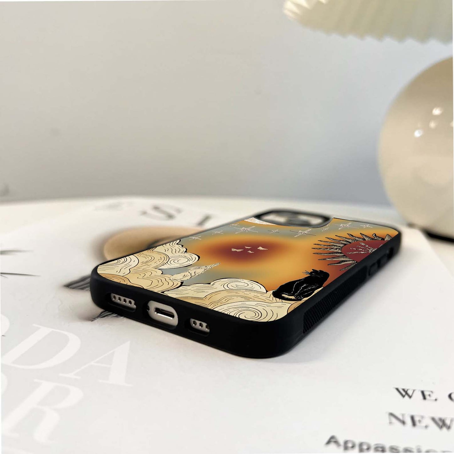 Starlit Animal Meeting Glass Case