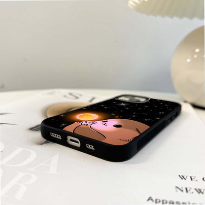 Glow Moon Rabbit Glass Case