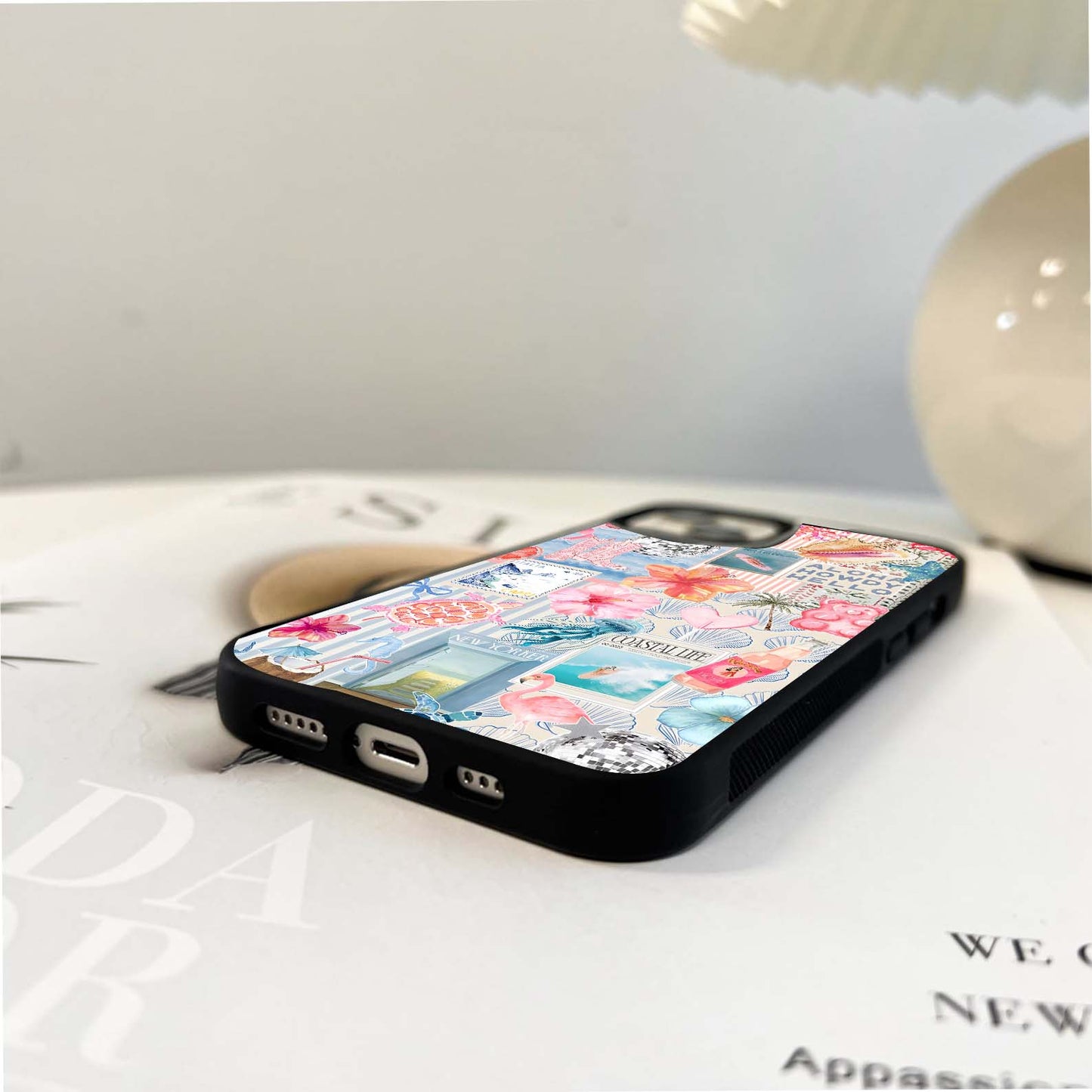 Coastal Cowgirl Dreams Glass Case