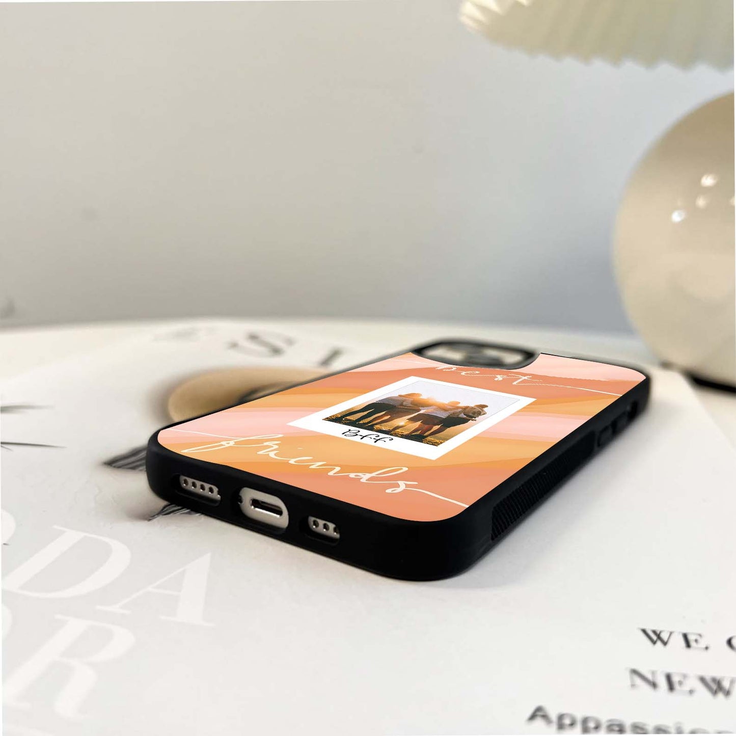 Best Friend Custom Name Glass Case