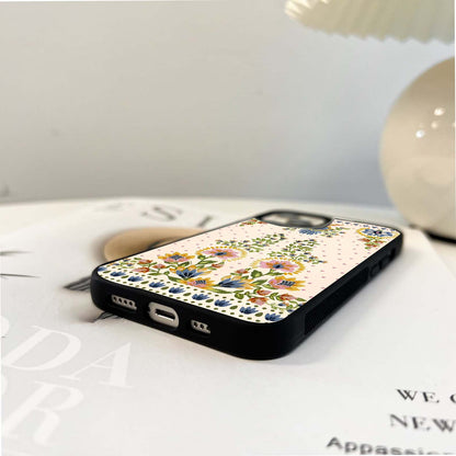 Folk Bloom Harmony Glass Case