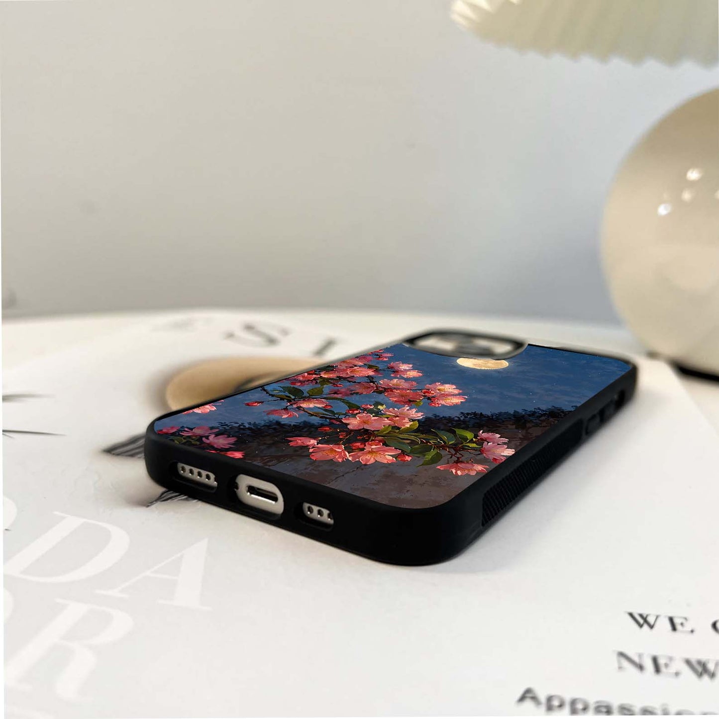 Sunrise Petal Breeze Glass Case