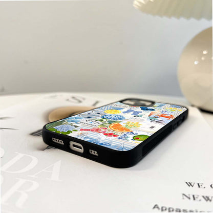 Coastal summery Glass Case