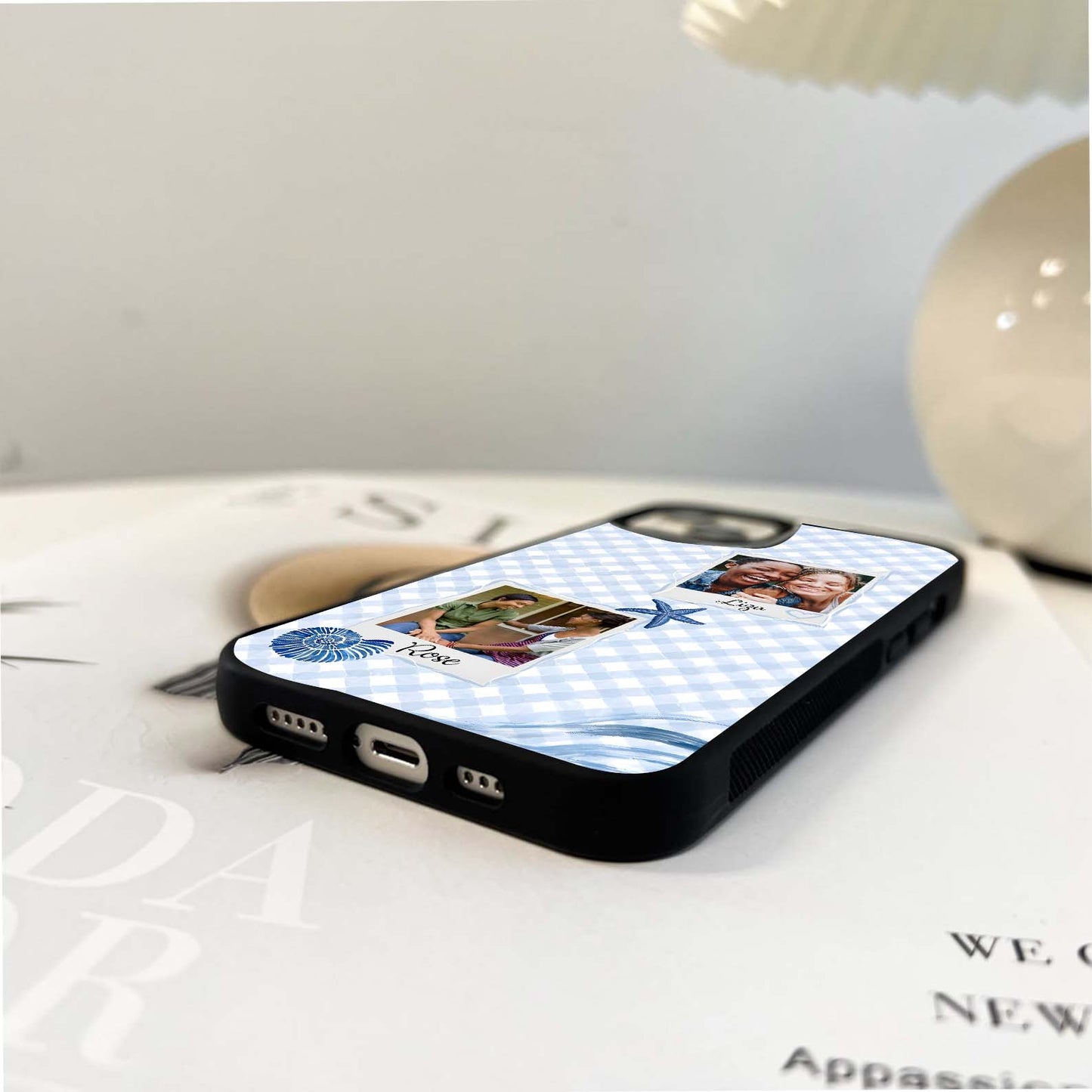 Friends Two Custom Photo Glass Case