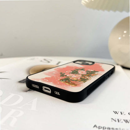 Cosmic Firestorm Glow Glass Case