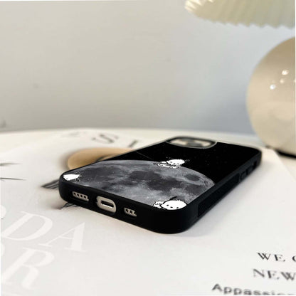 Moonlight Snoopy Buddy Glass Case