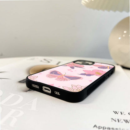 Petal & Flutter Florals Glass Case