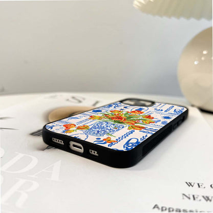 Mystic Garden Tile Glass Case