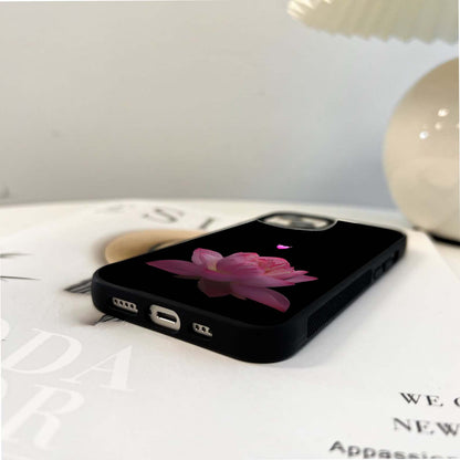 Love Lotus Glass Case