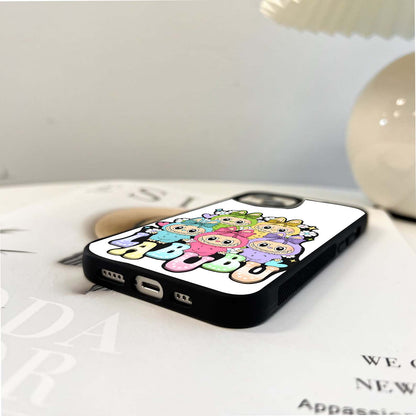 Shy labubu Glass Case