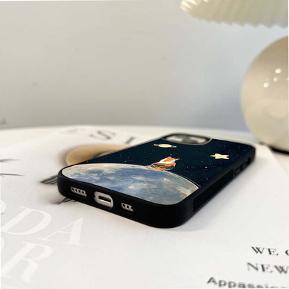 Lunar Cat Companion Glass Case