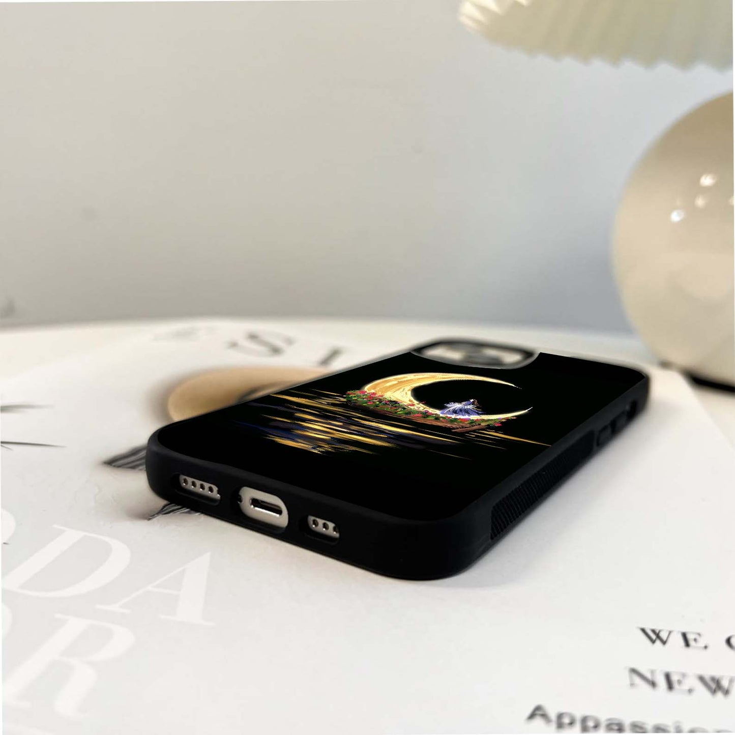 Moonlit Voyage Floating Glass Case