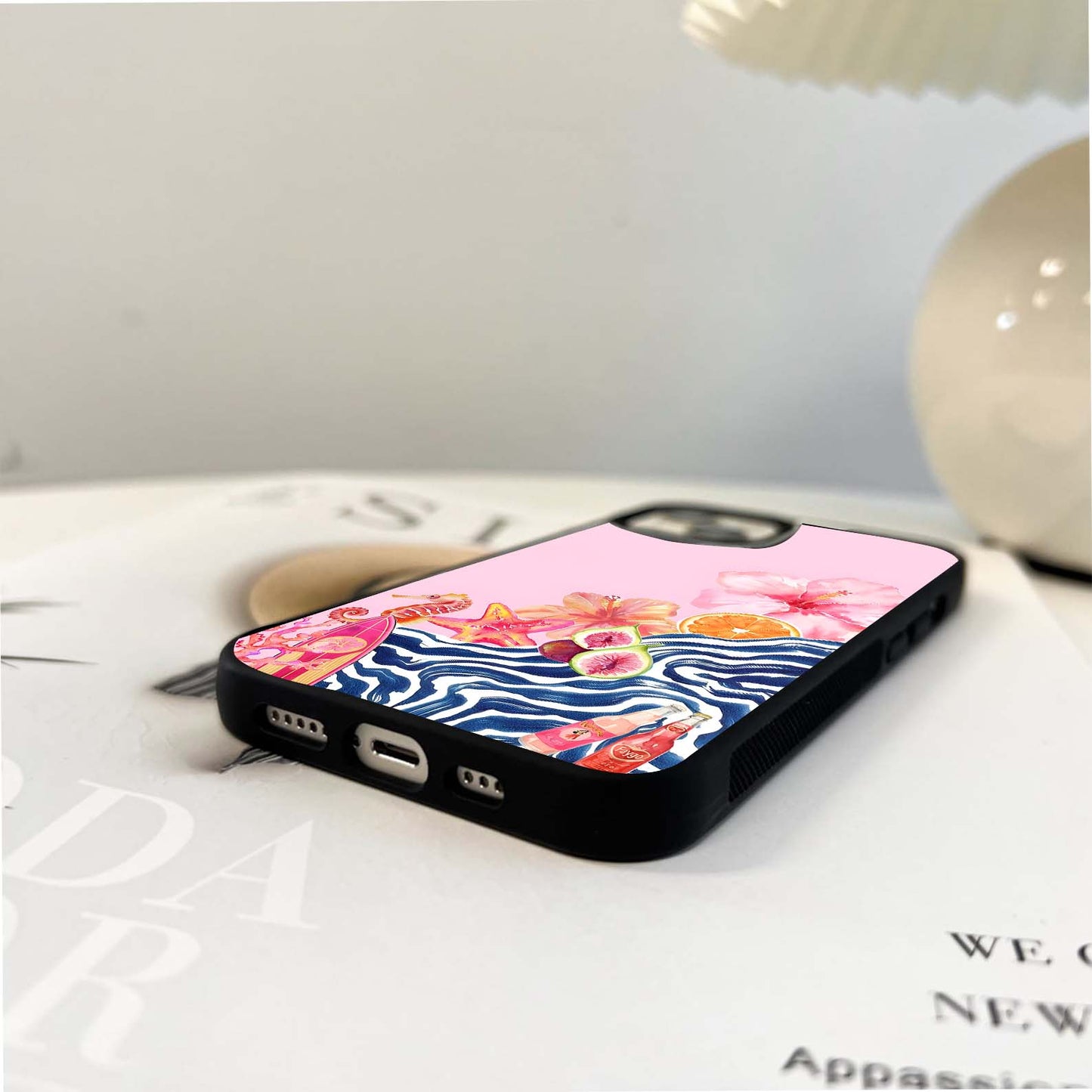 Berry Disco Bloom Glass Case