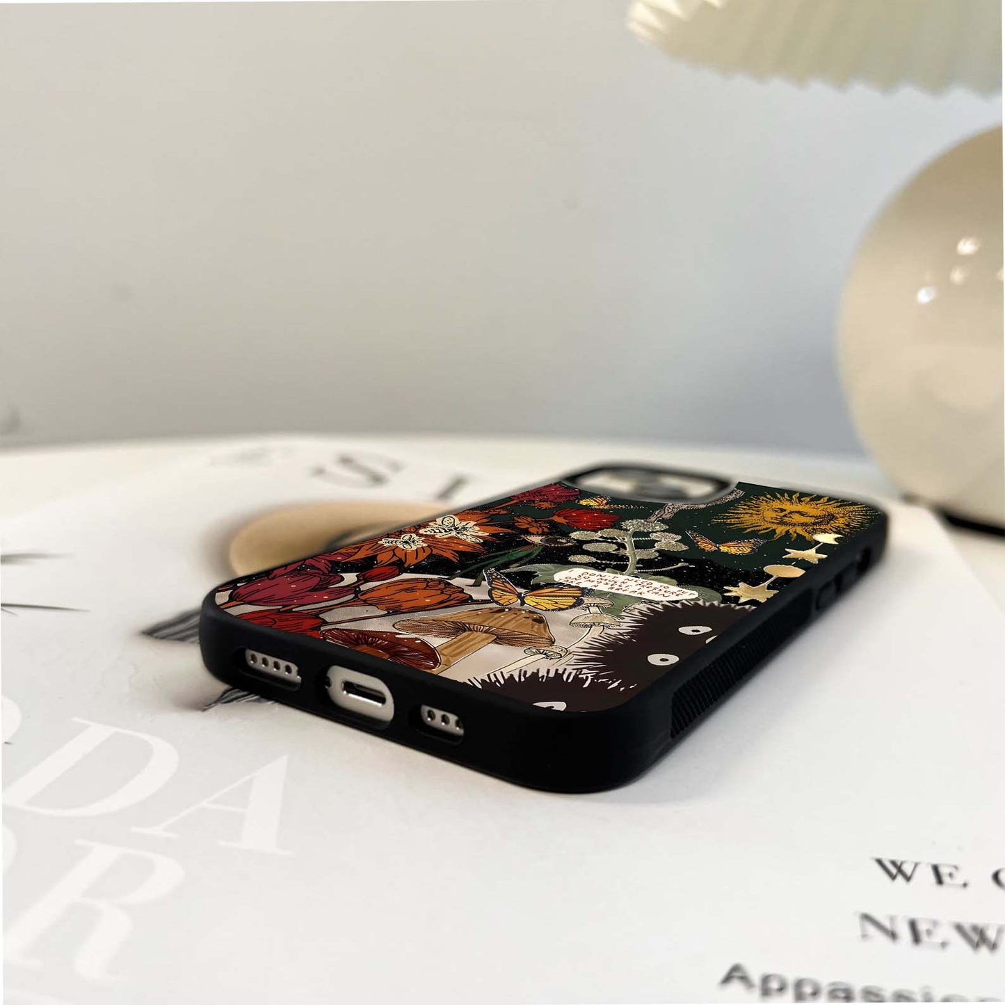 Aesthetic Myself Brave Glass Case