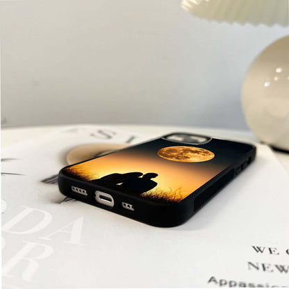 Eternal Golden Couple Glass Case