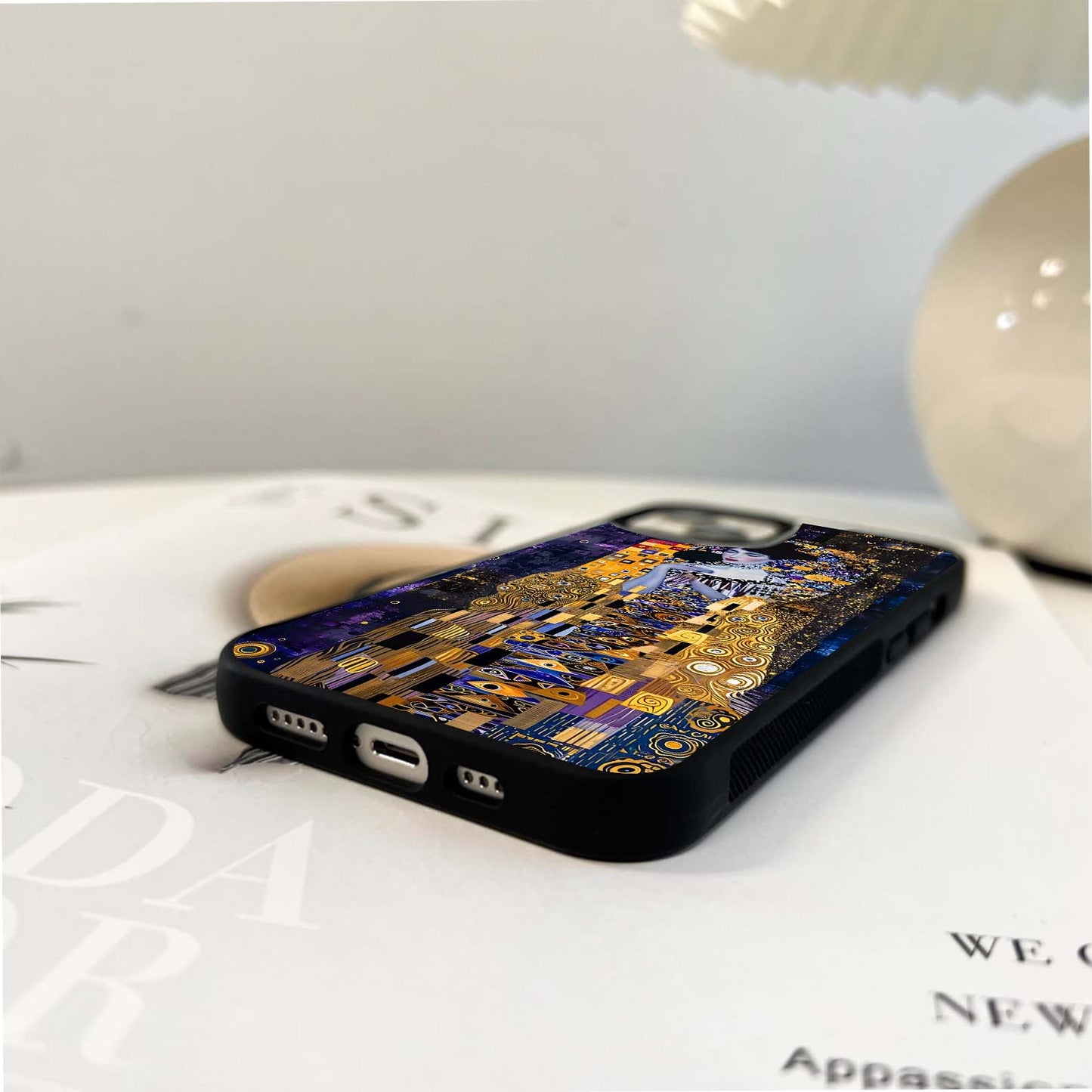 Mural Sad Girl Glass Case