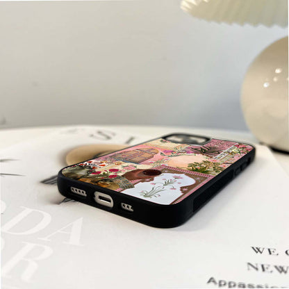 Desi Chai Collage Glass Case