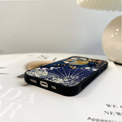 Crane Moonlight Dance Glass Case