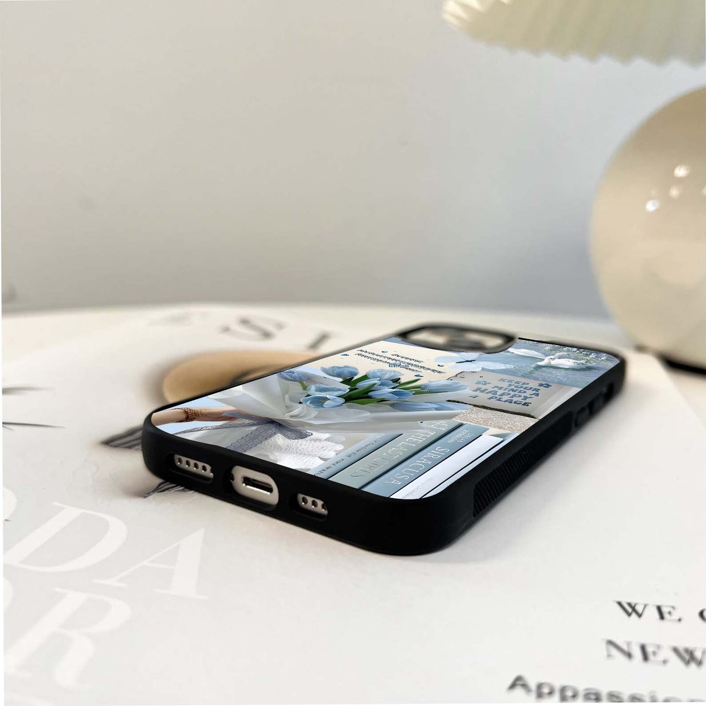 Serene Blue Daydream Glass Case