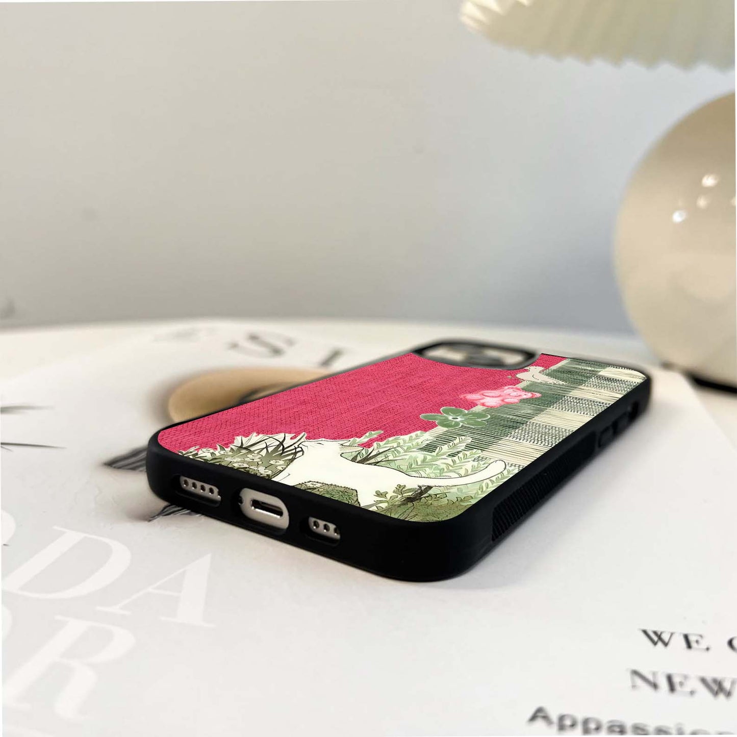 Fabric Patterns Glass Case