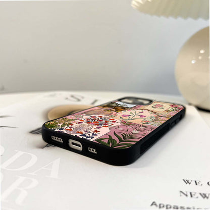 Aesthetic Mughal Garden Glass Case