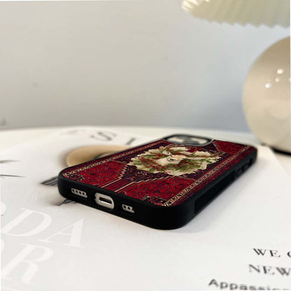 Cheery Deer Glass Case