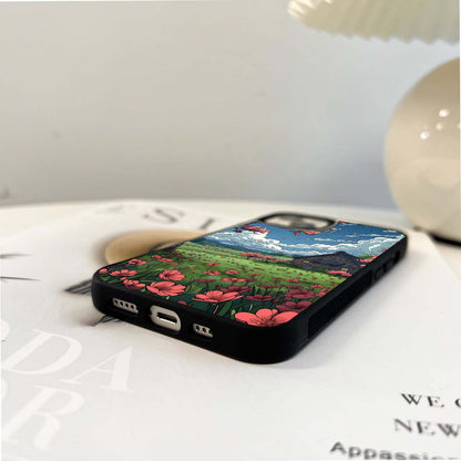 Anime Cottage Field Glass Case