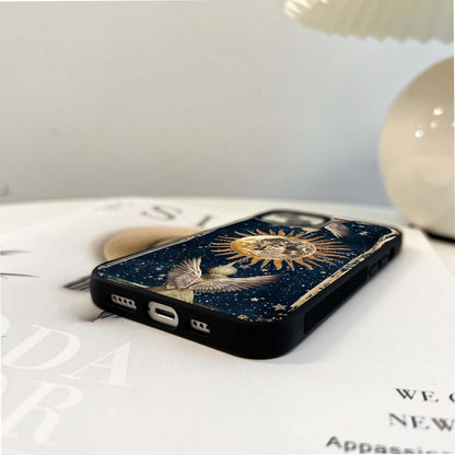 Aesthetic Retro Angel Glass Case