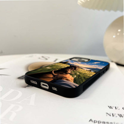 Fast Runing Horse Glass Case