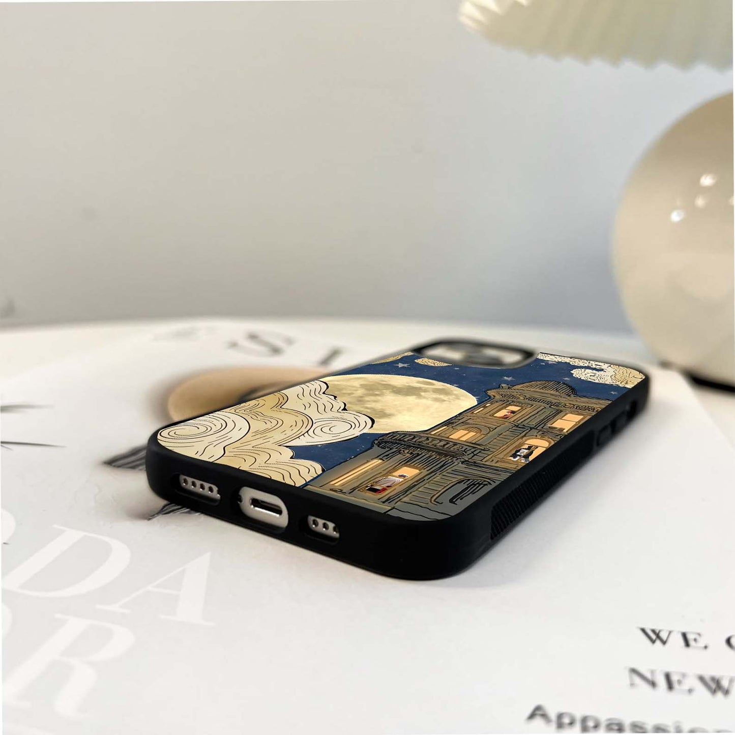 Moonlit Stories Moon Glass Case