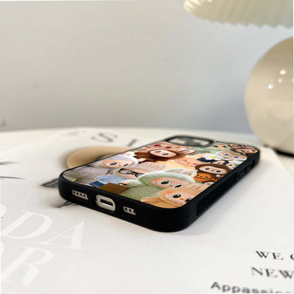 Cuddle Trick Labubu Glass Case