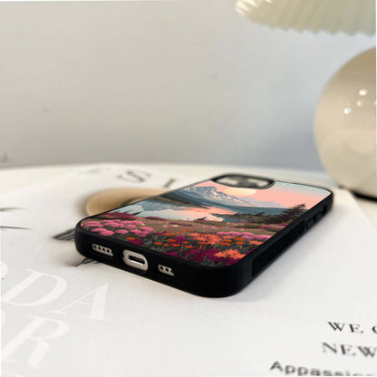 Peace Mountain Valley Glass Case