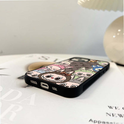 Glossy Labubu Glass Case