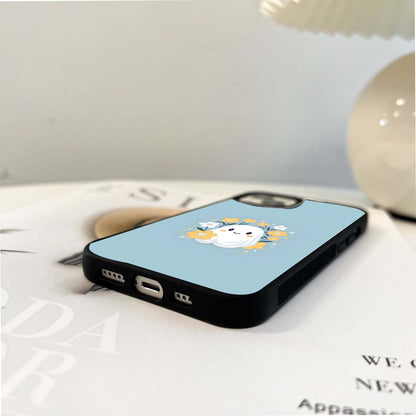 Floral Ghost Glass Case