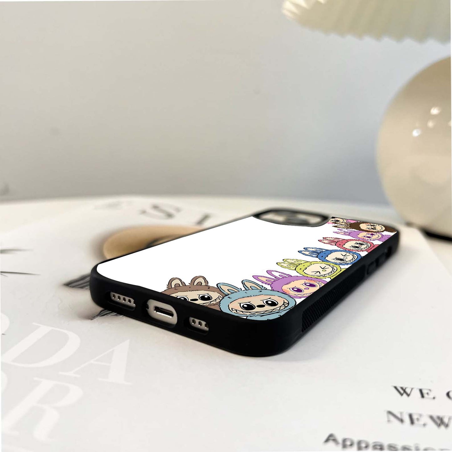 Puff Joy Labubu Glass Case