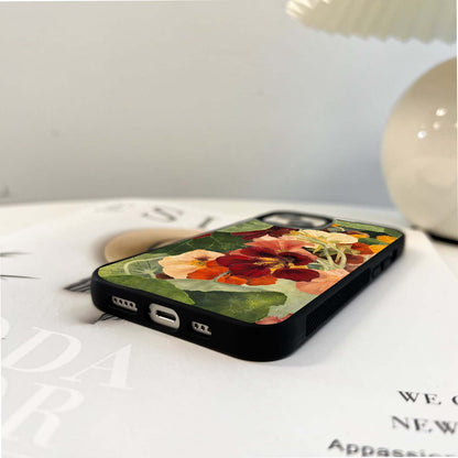 Burnt Bloom Glass Case