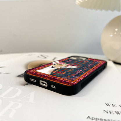 Innocent Art Deer Glass Case