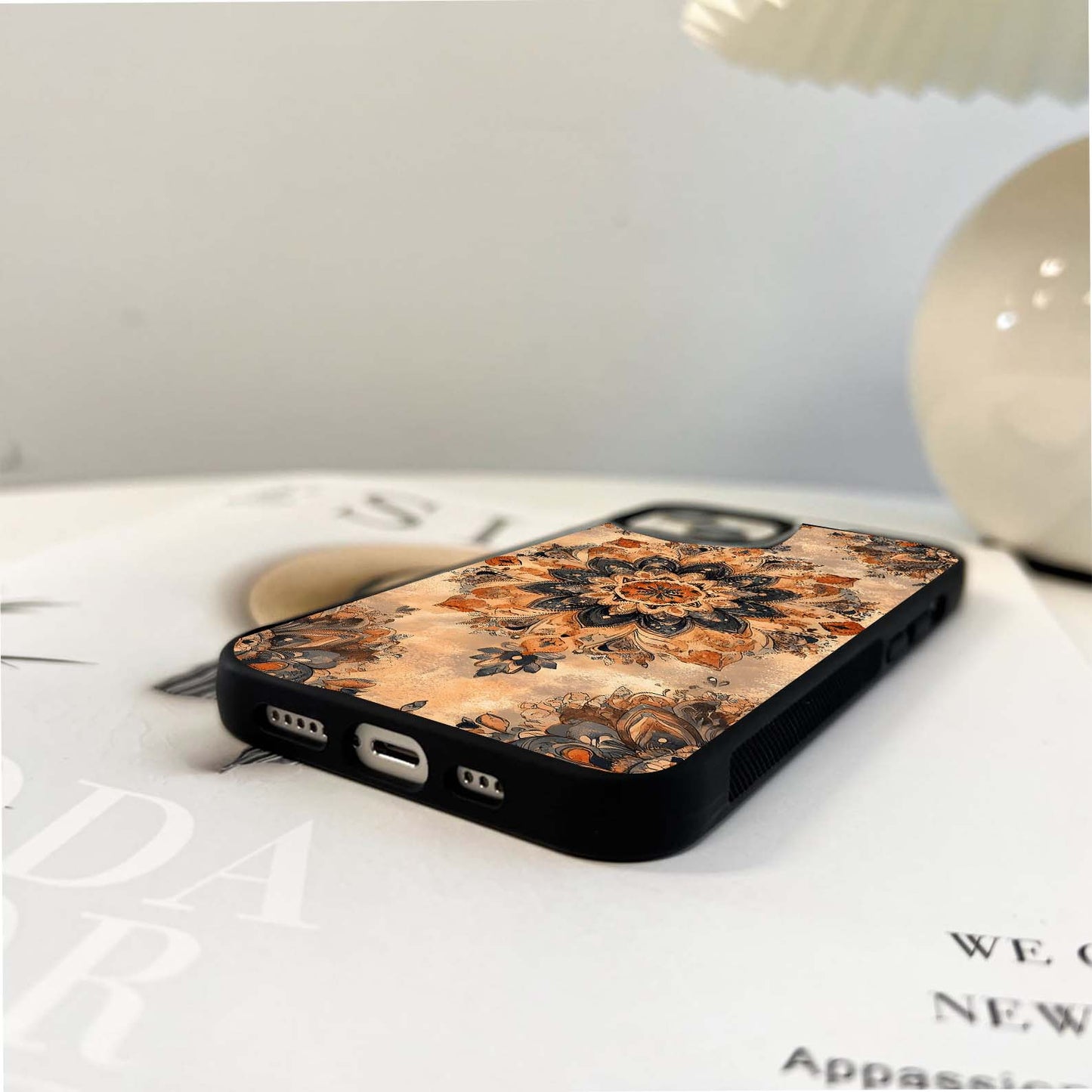 Spirit Boho Mandala Glass Case