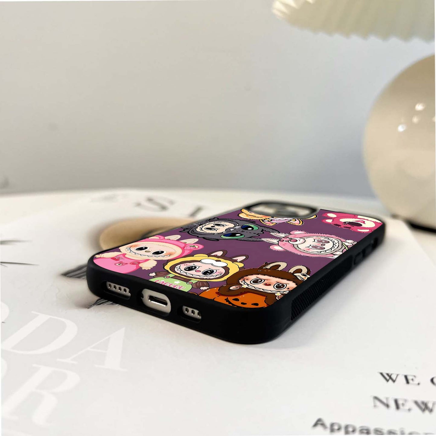 Smile Trap Labubu Glass Case