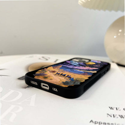 Arabian Nights Scenery Glass Case