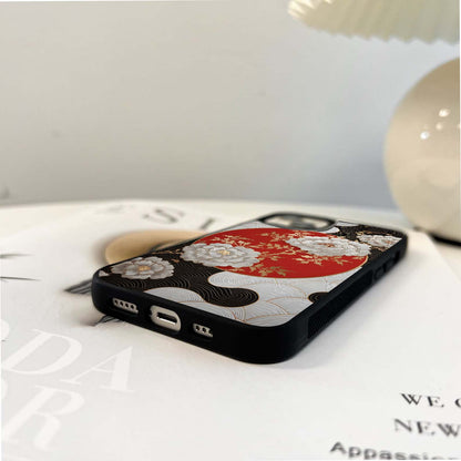 Floral Ornament Glass Case