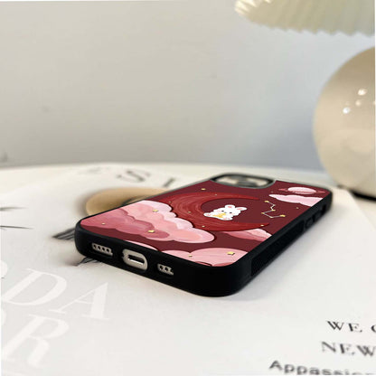 Starlit Bunny Glass Case