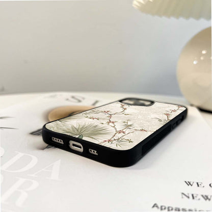 Soft Jungle Whispers Glass Case