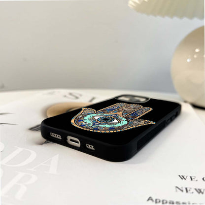 Mystic Hamsa Eye Glass Case