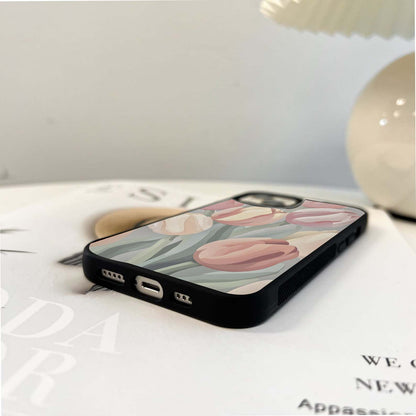 Illustration Tulip Glass Case