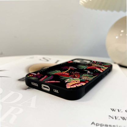 Tropical Jungle Night Glass Case