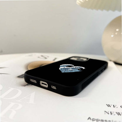 Heart Shaped Ocean Glass Case