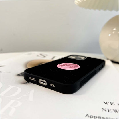 Pink Moon Bloom Glass Case